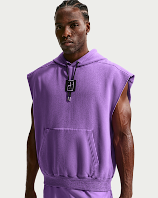 NikeCourt Slam Men's Tennis Sleeveless Pullover Hoodie. Nike.com